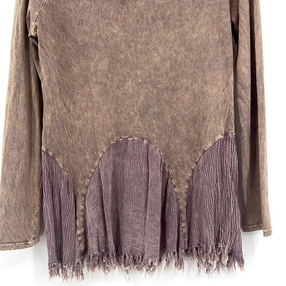 altar’d state scoop, neck, long sleeve, bohemian style top SZ M - Picture 5 of 10